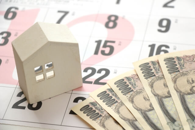 注文住宅の手付金を支払うタイミングをカレンダーで調べる